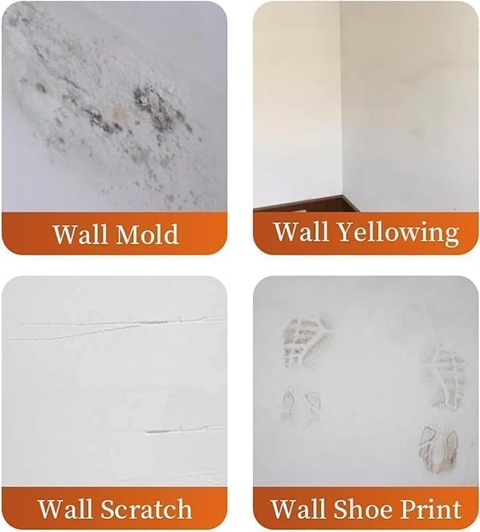 Image of Wall Repair Paint Roller - Multipurpose Household DIY Renovation Tool for Water-Based Latex Paint | Seamless Crack Repair Roller for Walls | Ceilings - Easy to Use Cleaning | Paint Tool ((Pack of 1))