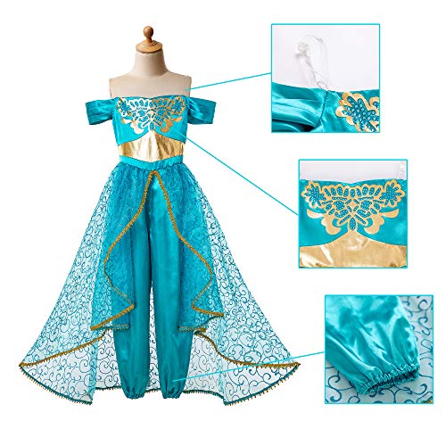 Disfraz Princesa Árabe para Niñas, Fiesta Halloween miniatura 4