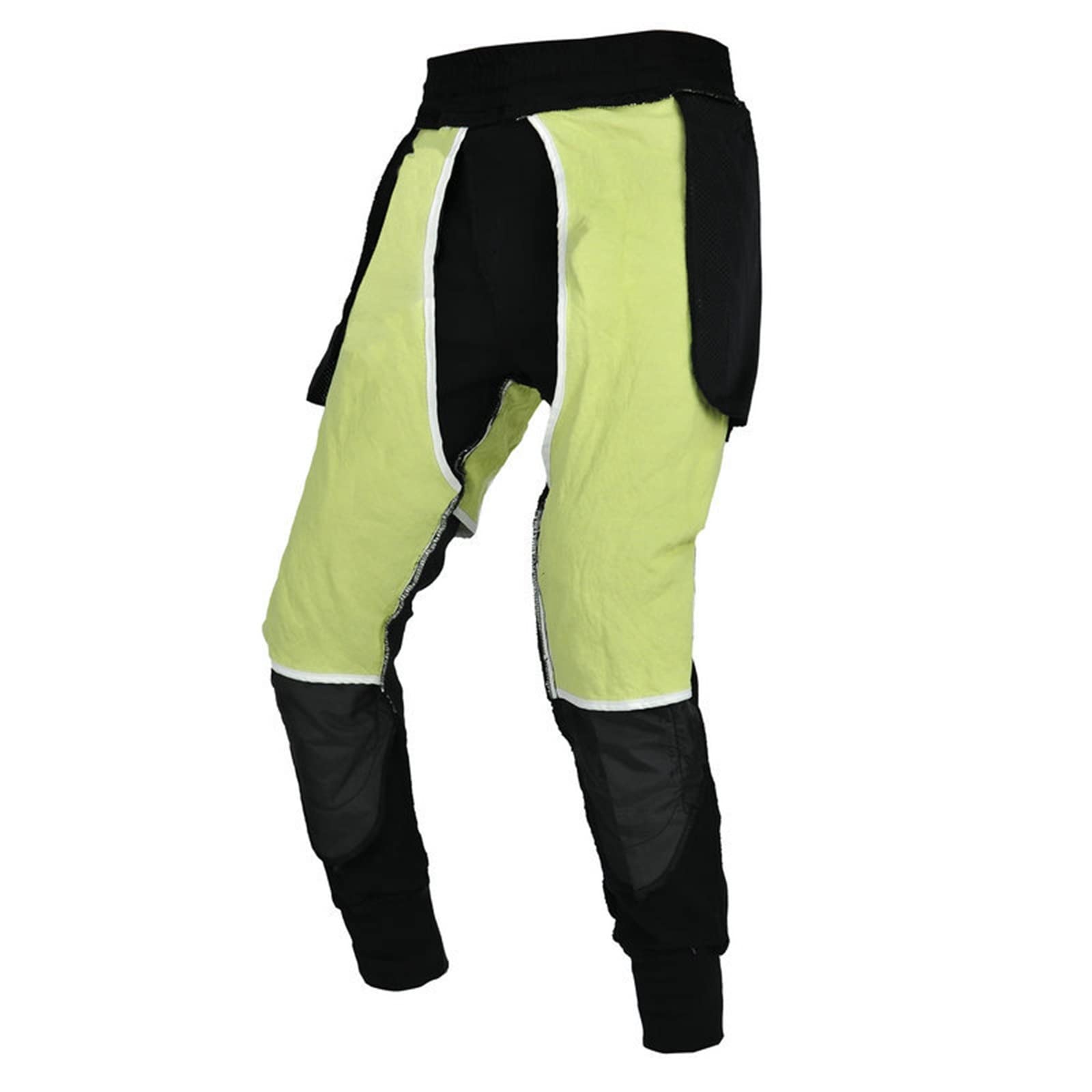 Jeans Da Moto Pantaloni Moto Uomo Con Armatura La Fodera In Aramide È Resistente Agli Strappi 4 X Gambali for Armature CE (Color : BLACK upgrade, Size : XXL)