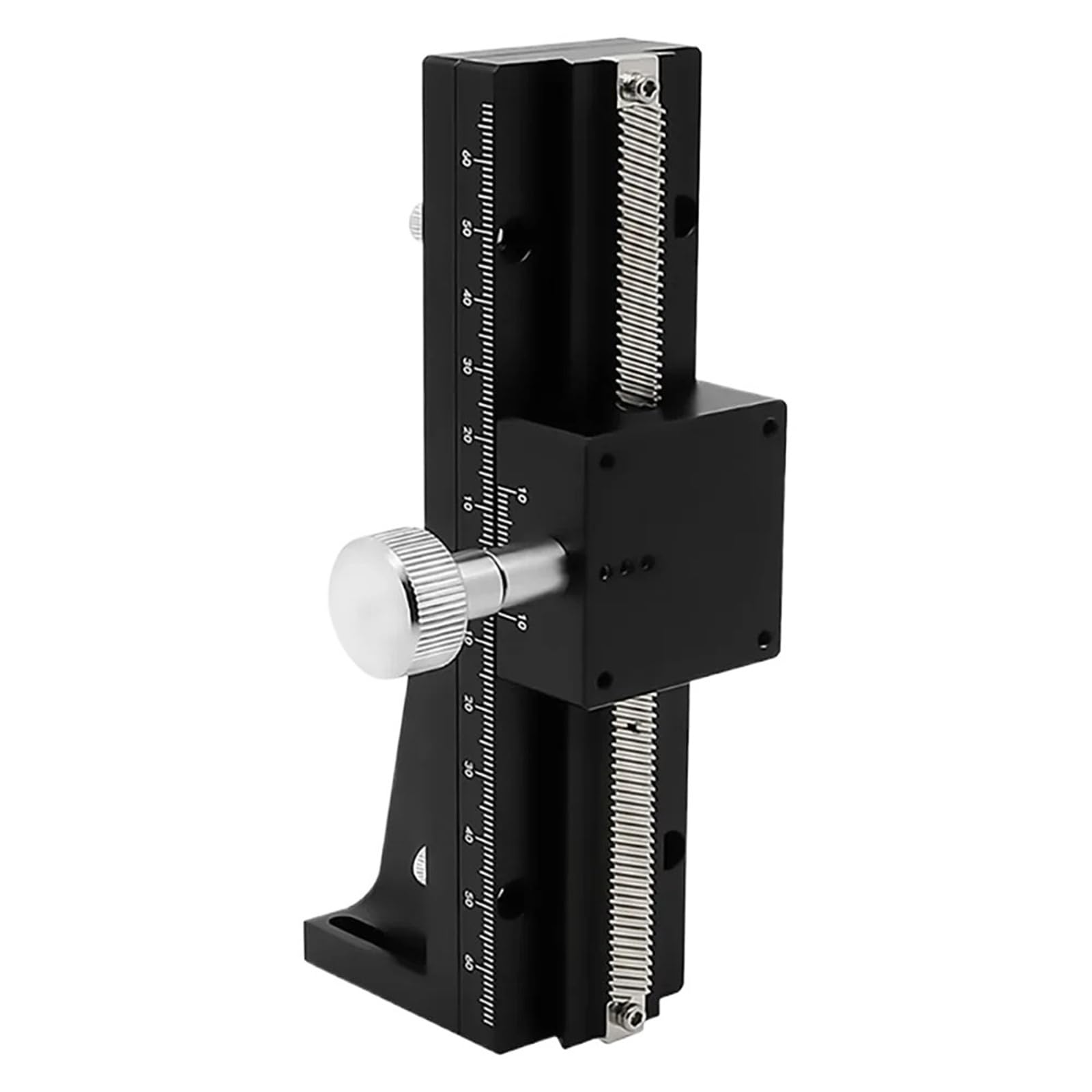 IGNVXMGKP Z Axis Dovetail Groove Linear Long Stroke Fine-Tuning Sliding Table LWZ40 L=100-500mm Manual Displacement Trimming Platform(250mm)