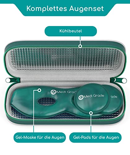 Kühlmaske Medi Grade für Gesicht und Augen – Gel Augenmaske