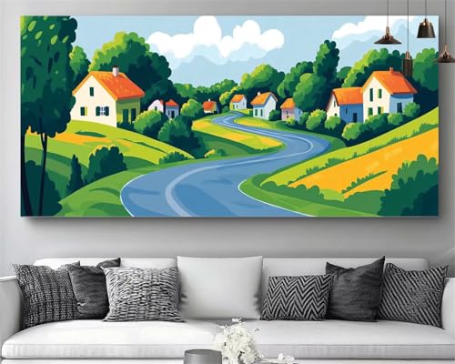 Peinture Diamant Point de Croix Cristal pour Réduire le Stress, Canevas DIY 40x80cm