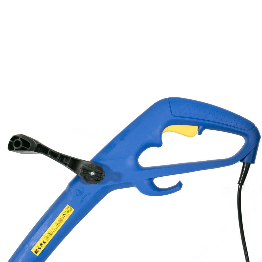 Goodyear - Cortabordes Eléctrico con Cable 350W, Recortadora, 10.000 RPM, Ancho Corte 25 cm, Cabezal Ajustable 180°, Hilo de Nylon 1.2 mm, Ligera y Ergonómica