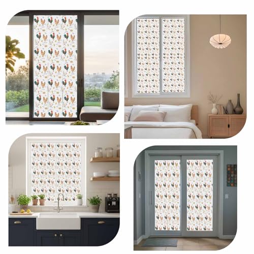 Vinilo Decorativo para Ventana Qeiwoamlton 78.7"x29.5" Blanco miniatura 7