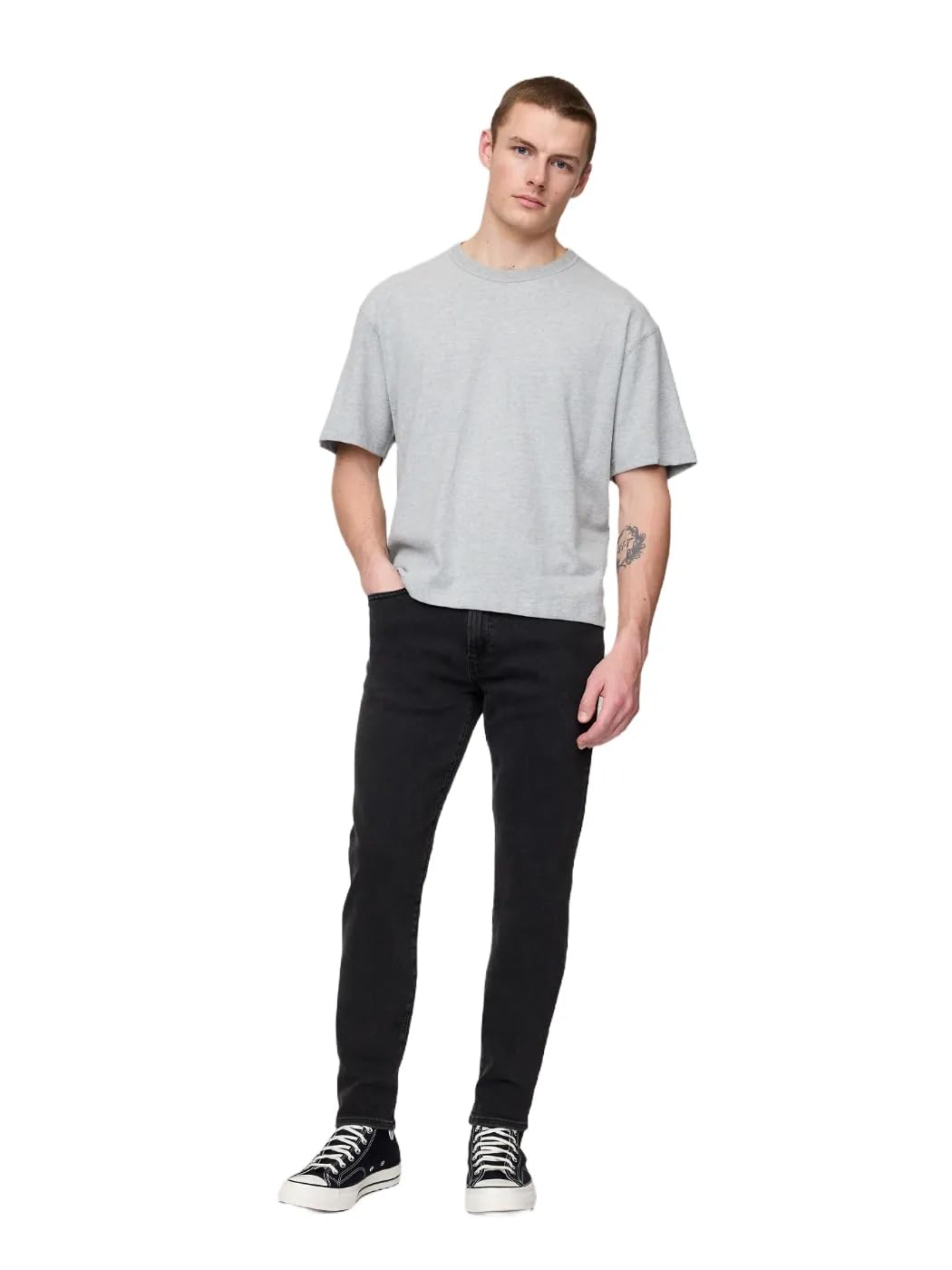 Gap Men's True Black Skinny Jeans With Gapflex, 36W X 32L
