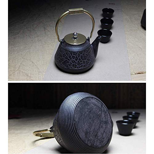 Con burbujas desmontables, tetera, tetera caliente, máquina de té perfecta, tetera retro, 1200 ml, juego de té para… - Imagen 7