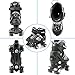 Kids Roller Skates for Boys and Girls, Women and Men, 4 Size Adjustable Adult Kids Roller Skates Outdoor Indoor, Patines para Niñas Niños with Light up Wheels Large Size