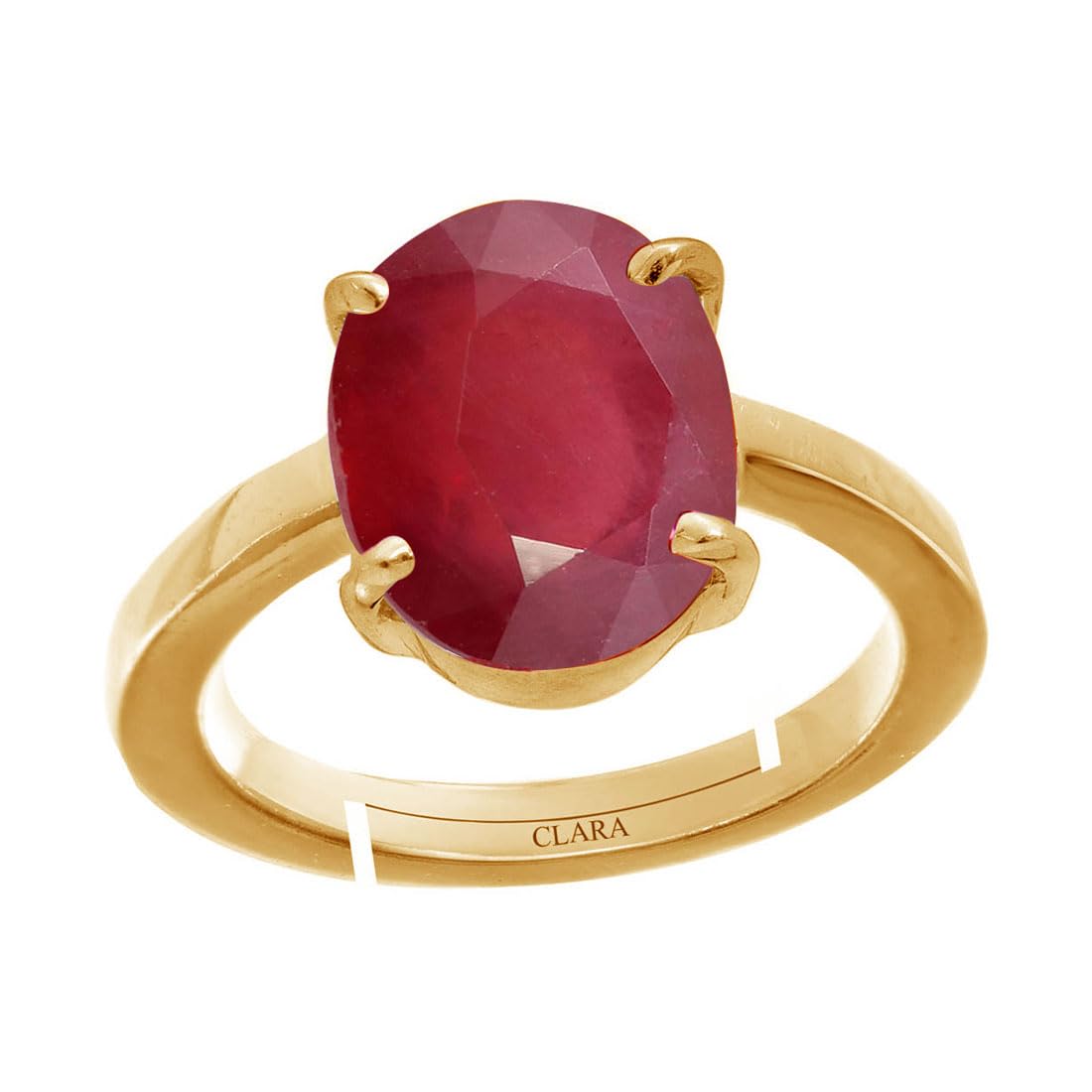 Clara Certified Ruby Manik 9.3cts or 10.25ratti Panchdhatu adjustable Ring for Men (B0D4MBMNXQ) Amazon Price History, Amazon Price Tracker