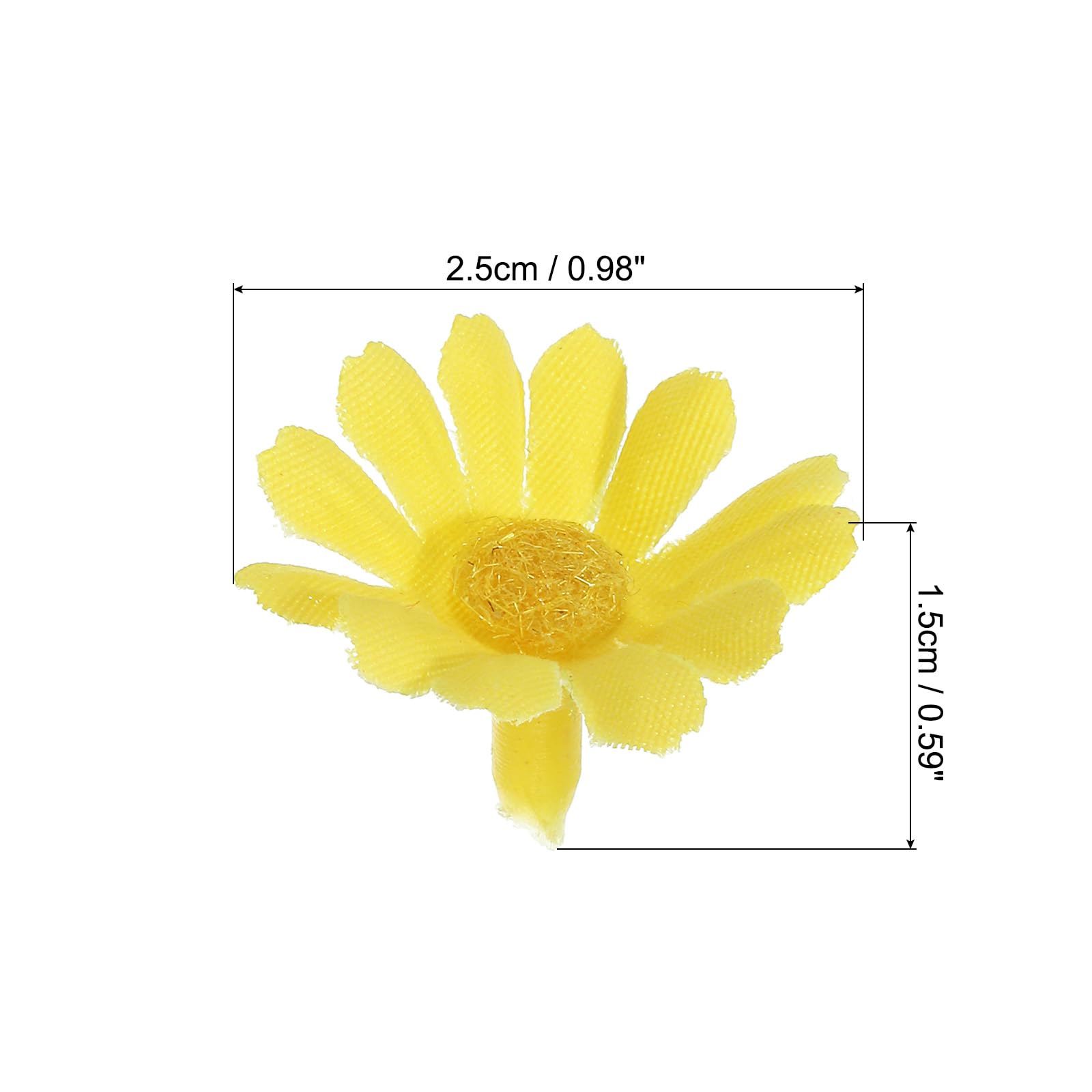 PATIKIL 0.98" Artificial Sunflower Flower Heads - Image 2