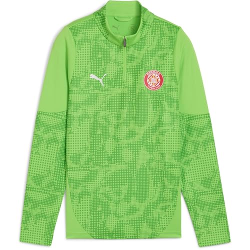 Haut Girona FC PUMA junior manches longues pour s'entraîner sans avoir froid