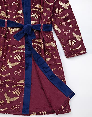 Harry Potter Dressing Gown Kids Red Or Blue Options Pyjama Robe 11-12 Years #TOP5