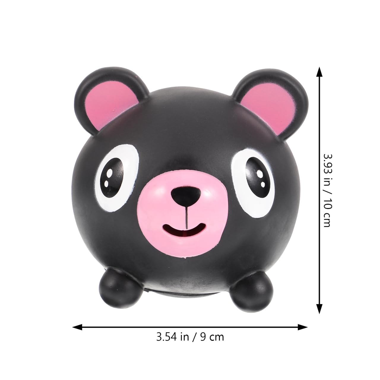Abaodam Cute Voice Animal Toy Black Bear Squeaky Animal Doll Stress Relief for Flexible Squeeze Sensory for Anxiety Reduction - Image 3
