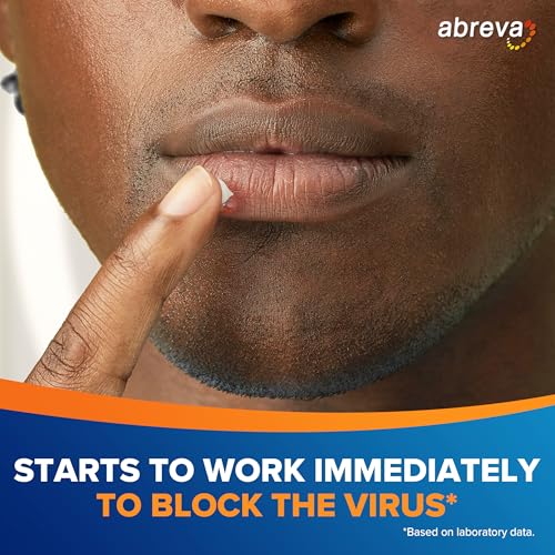 Abreva 10 Percent Docosanol Cold Sore Treatment, Treats Your Fever Blister in 2.5 Days - 0.07 oz Tube x 2
