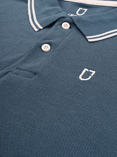 Image of Urbano Fashion Men's Solid Slim Fit Half Sleeve Cotton Polo T-Shirt