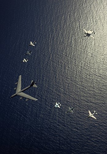 B-52 Stratofortress Formation Poster Print