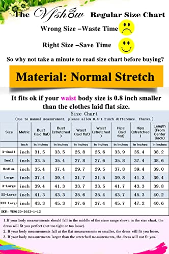 Vfshow Womens Royal Blue And Black Colorblock Pleated Crew Neck Peplum Work Office Business Party Bodycon Pencil Sheath Dress 9120 Blu M #TOP2