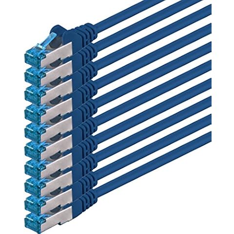 1aTTack.de CAT6a Network Cable Pack of 10 Cover