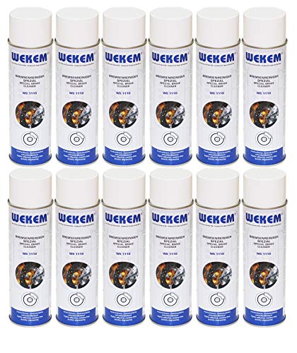 Wekem WS1110 - Limpiador de frenos (12 unidades, 500 ml) Cover
