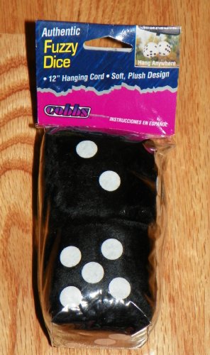 BELL 22-1-33603-8 Fuzzy Dice/Blk&White