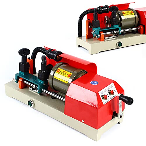LENJKYYO Máquina copiadora de llaves horizontal, 90 W, multiplicador de llaves, duplicador, máquina de copia, cortador de llaves, máquina de perforación