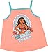 Disney Moana Toddler Girls' Ruffle Tunic and Bike Shorts Set, Coral (2T)
