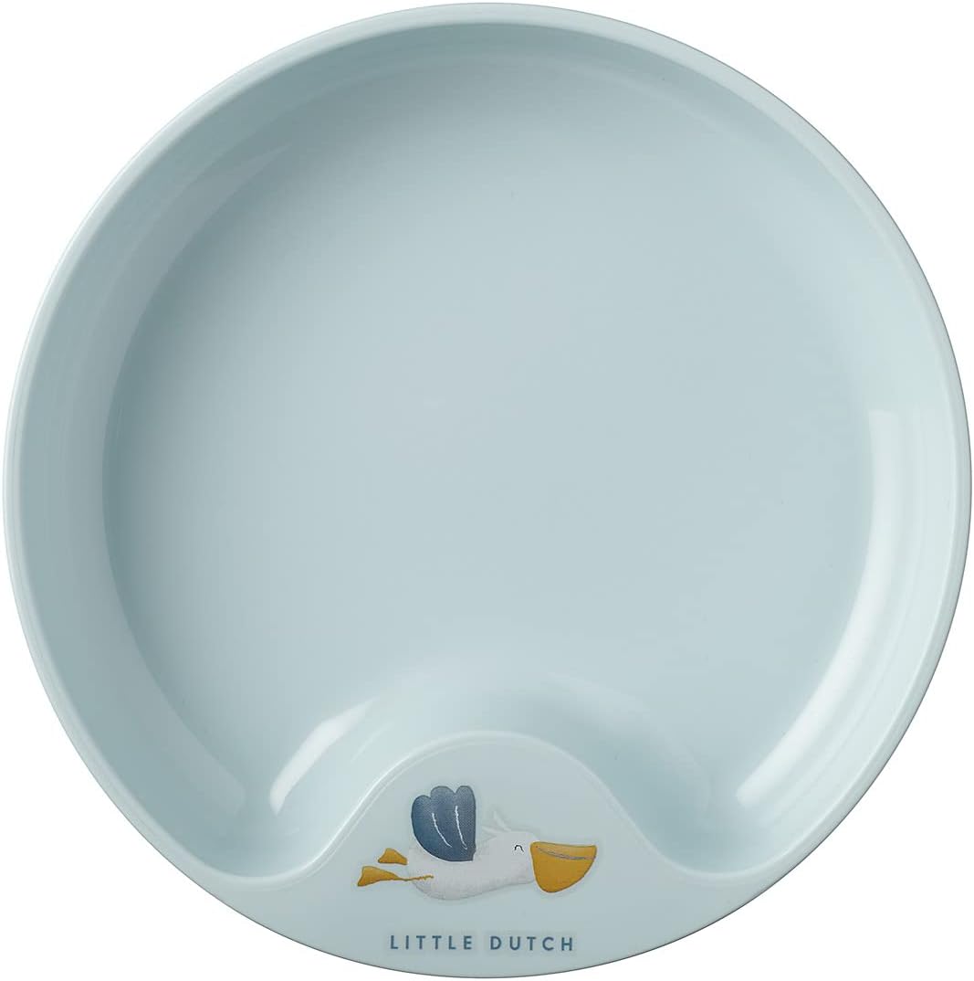 Mepal Mio - Baby Plate - Sailor Bay - Non-Slip Suction Plate - Baby Microwave Plate - Dishwasher Safe