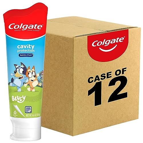 Colgate Kids Toothpaste with Fluoride, Anticavity & Cavity Protection Toothpaste,