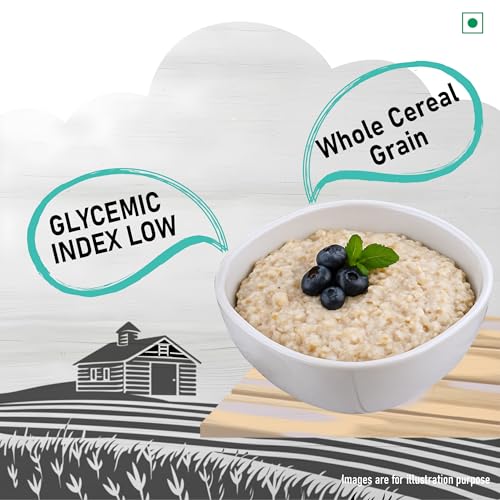 Image of Kwality Steel Cut Oats 1.5 kg Jar Pack | Pure Wholegrain Oatmeal | High Fiber & Protein | Ideal for Weight Loss, Healthy Breakfast & Clean Eating Diet | 1500 g