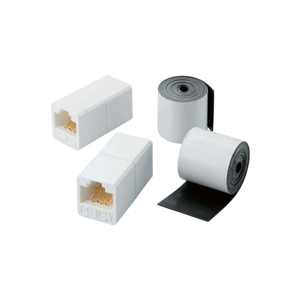 Amazon.co.jp: エレコム RJ中継コネクタ CAT5e 簡易防水テープ(屋外