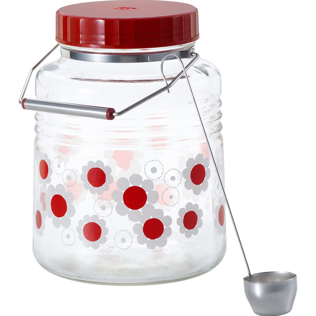 Amazon｜アデリアレトロ 貯蔵びん 3L レードル付き ガラス保存