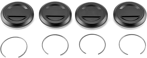 Miniatura 9 de WeiSen 4 tapas centrales de rueda compatibles con Polaris RZR 1000 XP TurboXP 4RS1 número OEM # 1522872-655, 1523994-655