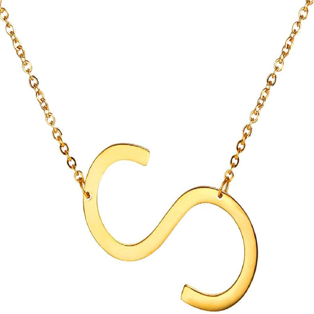 Kwish Fashion Simple English Letter Alphabet Pendant Necklace Jewelry Clavicle Chain (40, English Letter - S) (B08XWFDXMM) Amazon Price History, Amazon Price Tracker