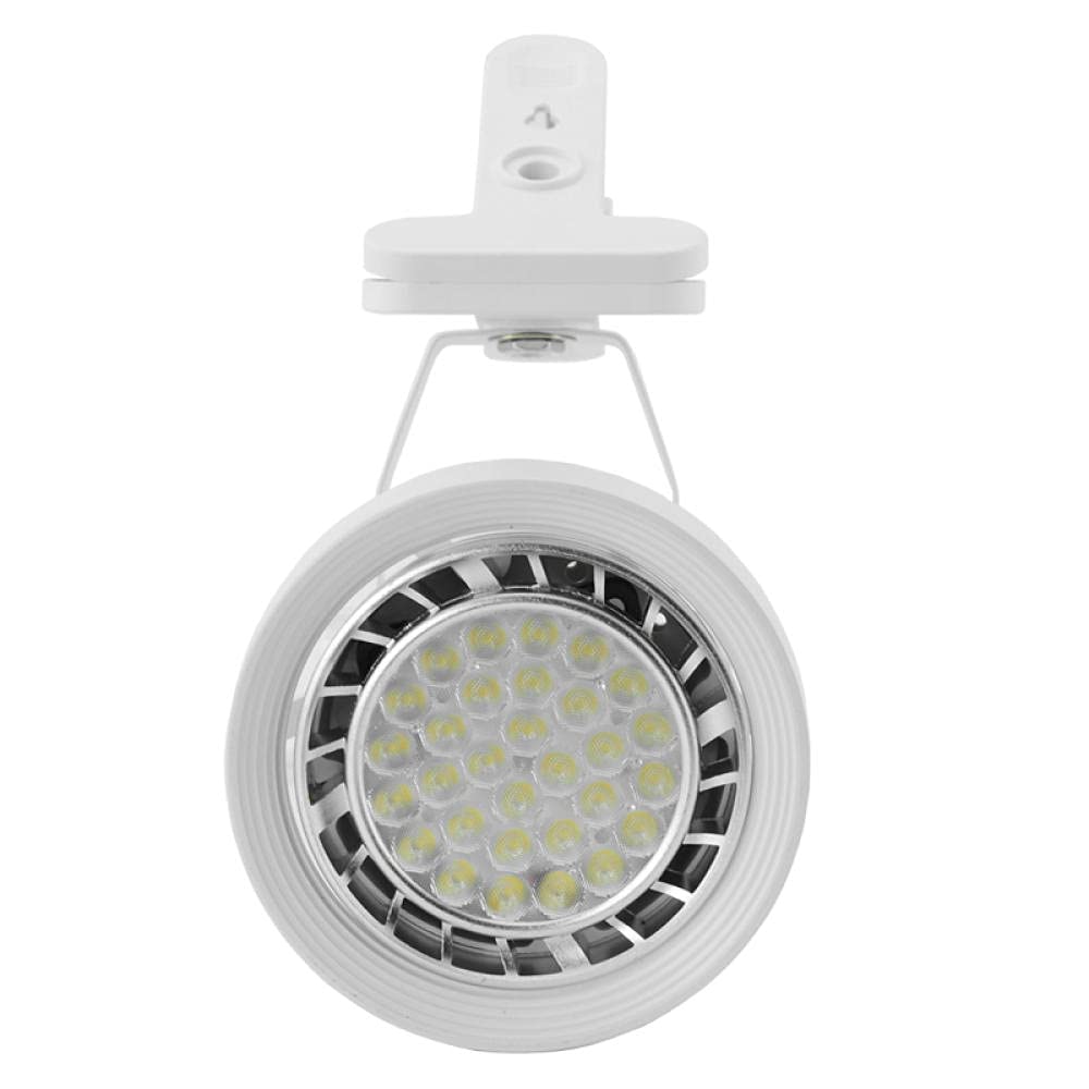 Clip-Lichter Klemmlampe Klemmleuchte Clip Schreibtischlampe Clip Spotlight Super High High-Power Par30 Punch-Free Spotlight Exbleition Bekleidungsgeschäft Shop Spotlight-45W Weiße Hülle Warmes Licht 2