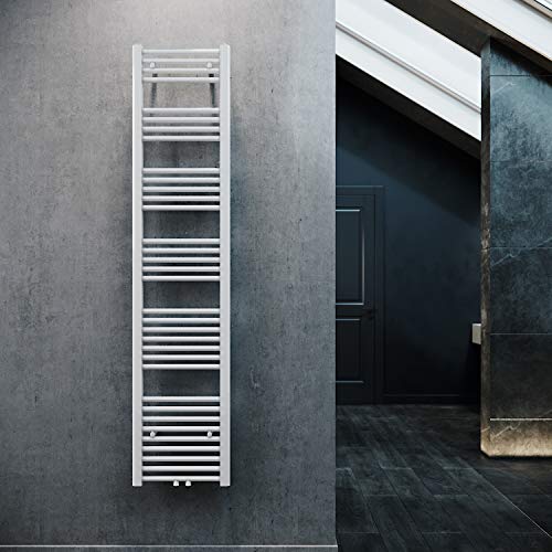 Preisvergleich Produktbild ELEGANT Heizkörper Bad 1800x400 mm Weiß Badheizkörper Mittelanschluss Handtuchwärmer Handtuchtrockner Heizkörper