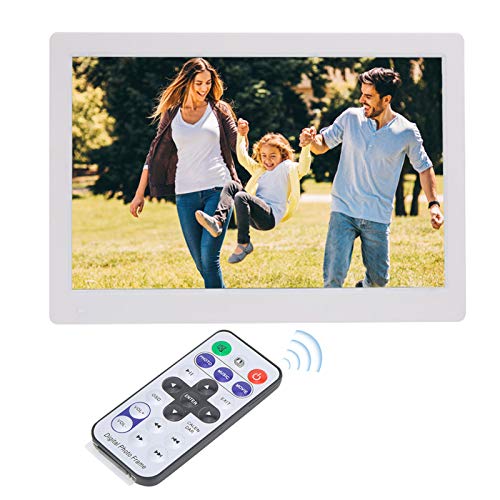 1280 * 800 HD Digitaler Fotorahmen, 10 Zoll elektronisches Fotoalbum unterstützt MP3 / AV/MPG / MP4 mit Uhr Kalender Film Musik Player