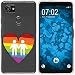 Produktbild PhoneNatic Case kompatibel mit Google Pixel 2 XL Silikon-Hülle Pride Männer M3