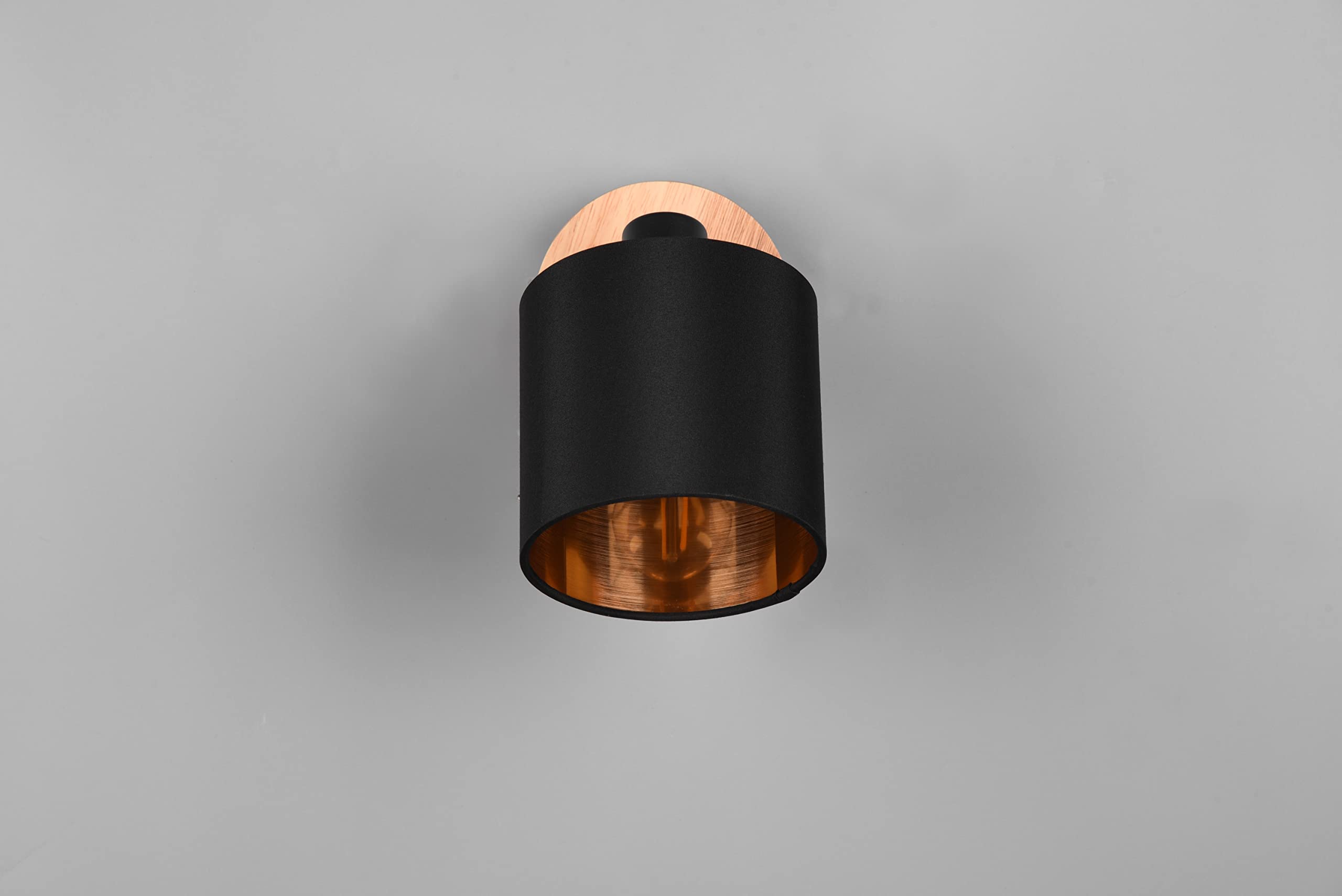 Reality, Spot, Tommy 1xE14 max.28 W, Couleur Bois/Noir et Or