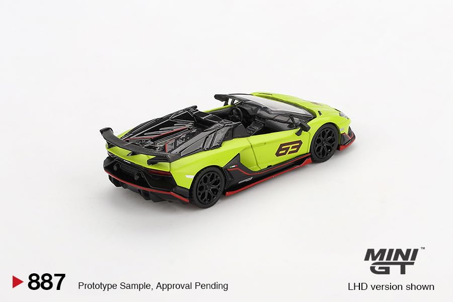 Amazon.co.jp: ミニGT 1:64ランボルギーニ・アヴェンタドールSVJ 63
