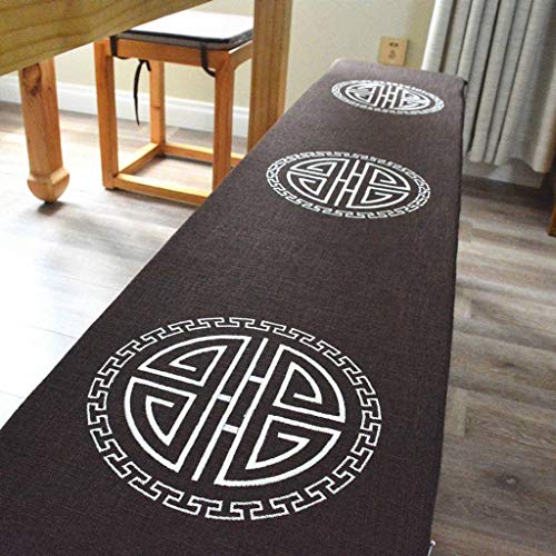 ZHI-HAN Bench Seat Cushion,Non-slip Thick Soft Rectangle Bench Cushion Chaise Cushion Foam Suitable For Indoor Outdoor Patio-30 * 140cm-I