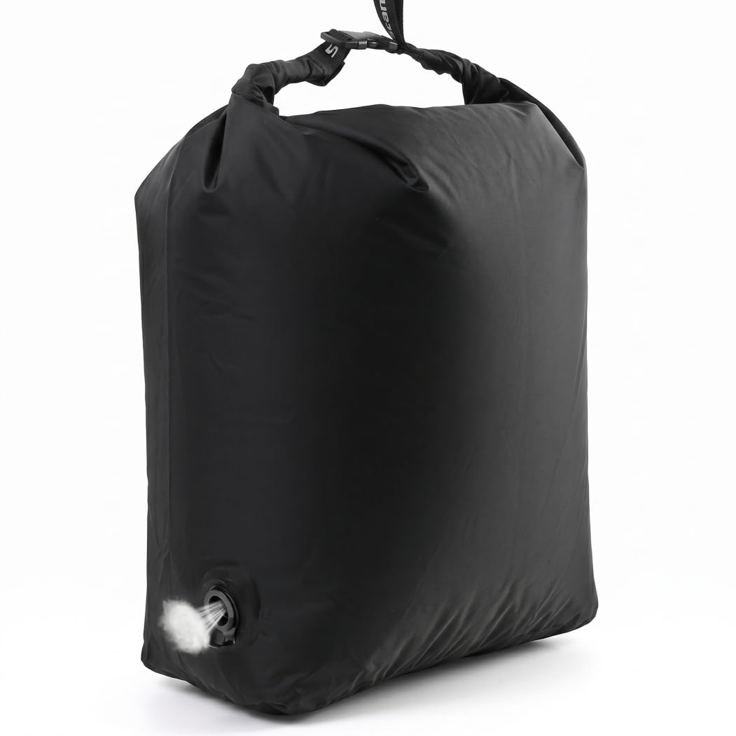 Bolsa de viaje para ropa sucia impermeable con compresión de aire rápida y control de olores