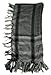 Tapp Collections Premium Shemagh Head Neck Scarf - Grey/Charcoal