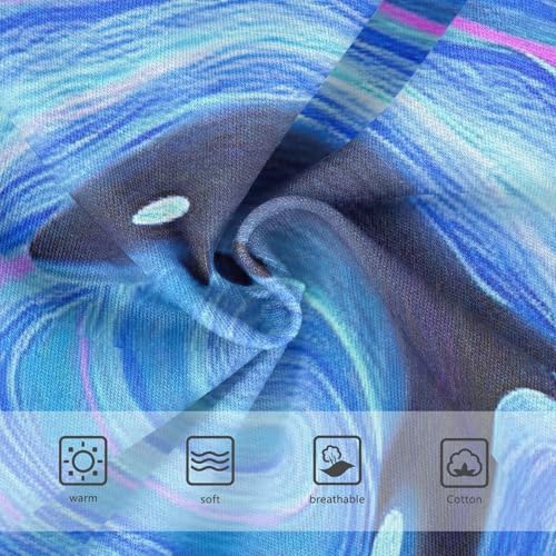 Cute Whale Blue Swirl Toddler Girls Underwear 2t Cotton Panties for Girl Bright Briefs Kids Undies3