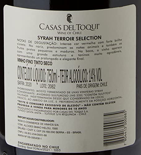 Casas Del Toqui Gran Toqui Syrah Casas del Toqui Syrah