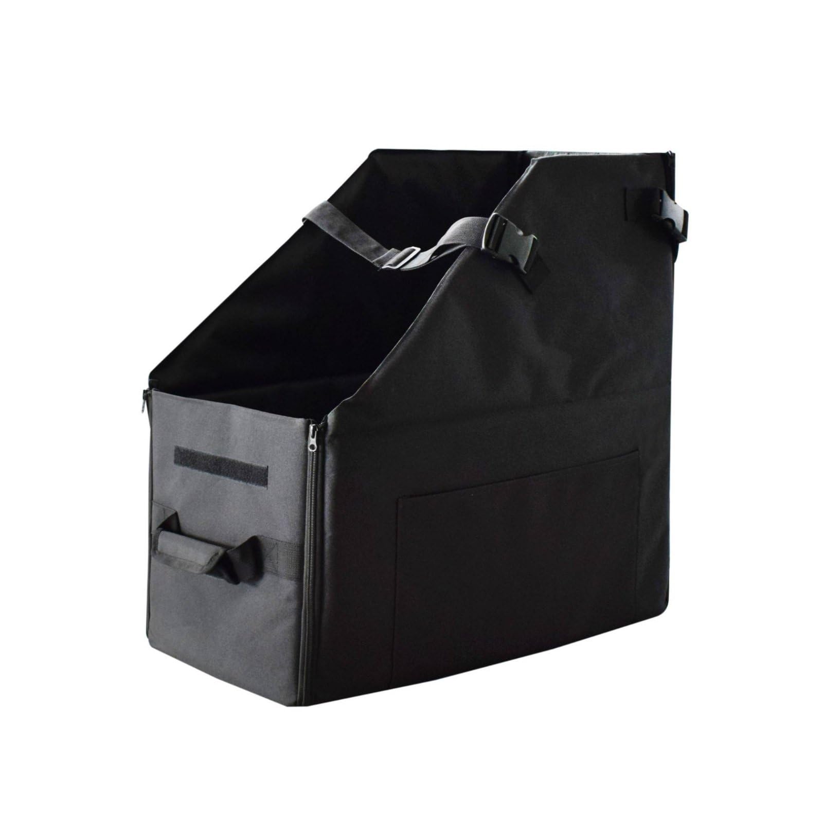 Qianly Organizador de Maletero Plegable Caja Portátil para Coche Contenedor Ordenador Bolso de Maletero con Oxford 600D Reforzado y Diseño Plegable para
