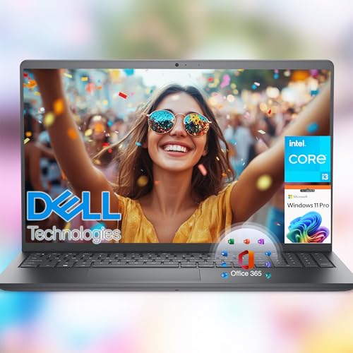 Dell Vostro 15.6インチ FHD ビジネスノートパソコン 6コア Intel Core i3 (最大4.4GHz)、64GB RAM、2TB SSD、Windows 11 Pro Microsoft Office、RJ-45、SDカードリーダ