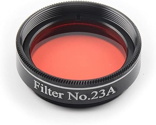 Celticbird Conjunto de 4 filtros de cores para telescópio de 3,15 cm (vermelho, amarelo, verde, azul