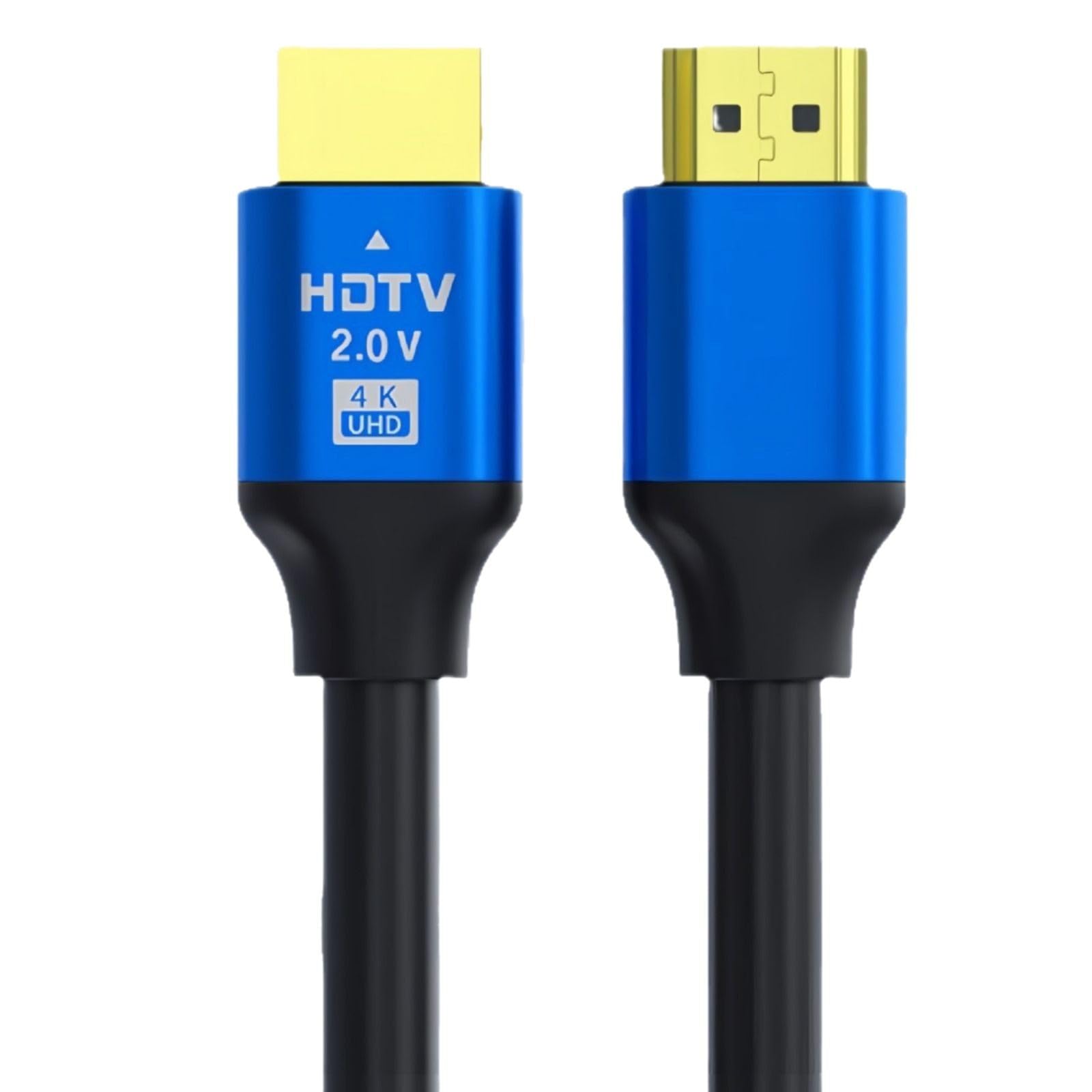 4K HDMI Cable 2.0 Cord,High-Speed No Flickering with Gold-Plated Connectors,HDR,Ethernet,ARC,3D,HDCP 2.2,Compatible with 4K TVs,Monitor,Streaming Device (20 inches)