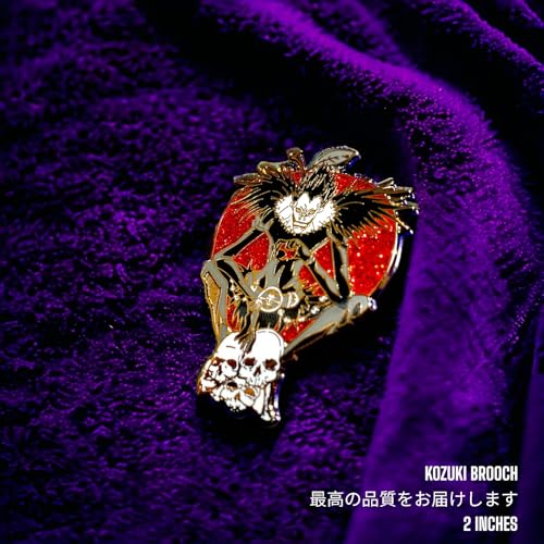 Ryuk Enamel Pins - Japanese Anime Ryuk & Kira Pins - Keychain & Merch2