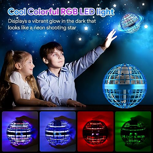 كرة طائرة دوارة من هاليونا، مصنوعة من بلاستيك ABS، مناسبة للجنسين من عمر 6 سنوات. مزودة بمصابيح LED وأوضاع طيران متعددة ومراوح مغلقة. تساعد في تطوير التناسق بين اليد والعين والدقة.