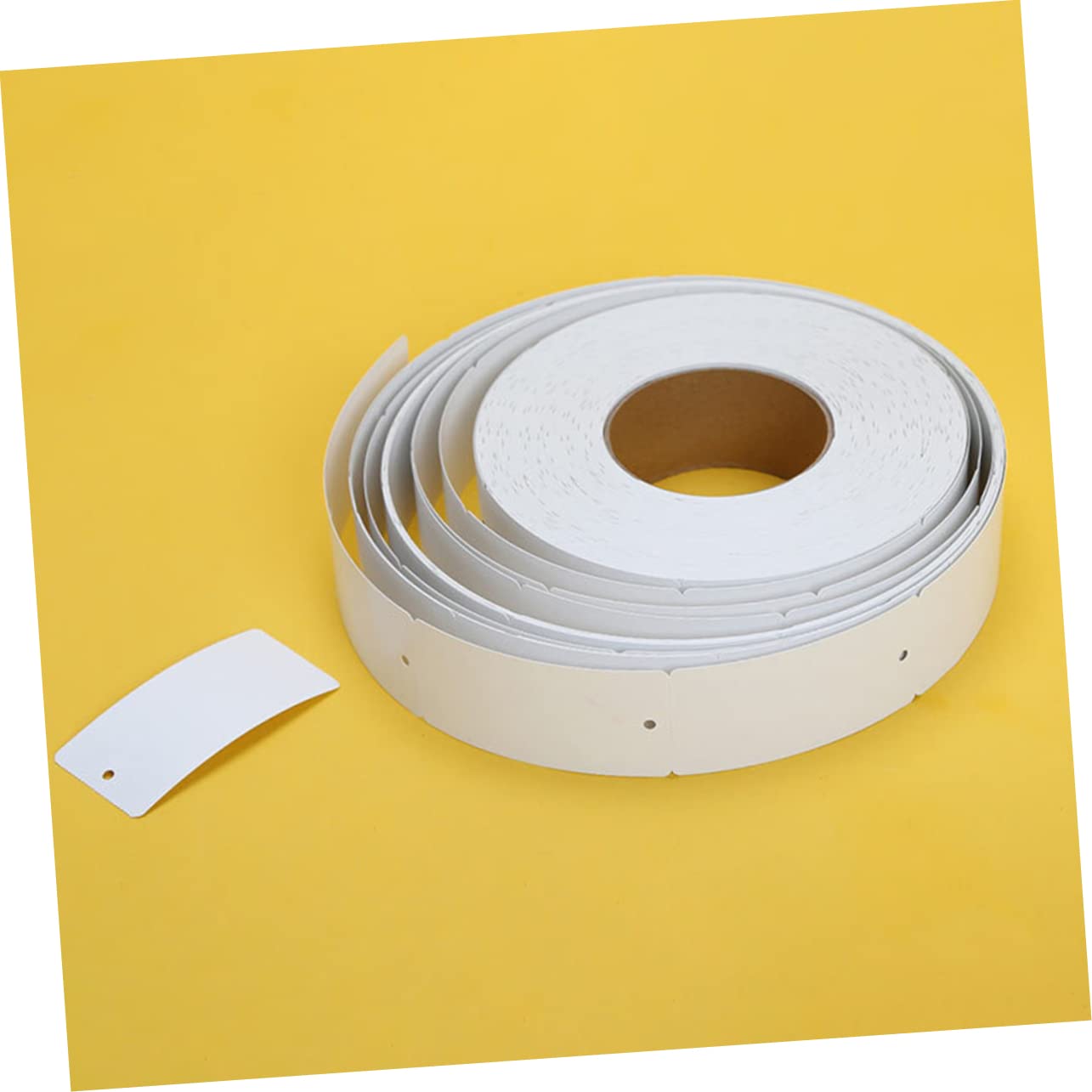 Lurrose 5rollos Etiquetas De Ropa Autoadhesivas Para Manualidades Diseño Para Colgar Para Retail y Personalización